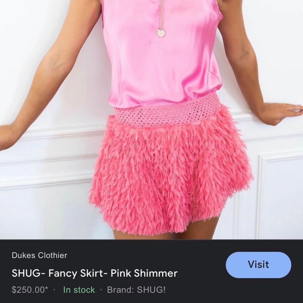 SHUG FANCY SKIRT SIZE SMALL